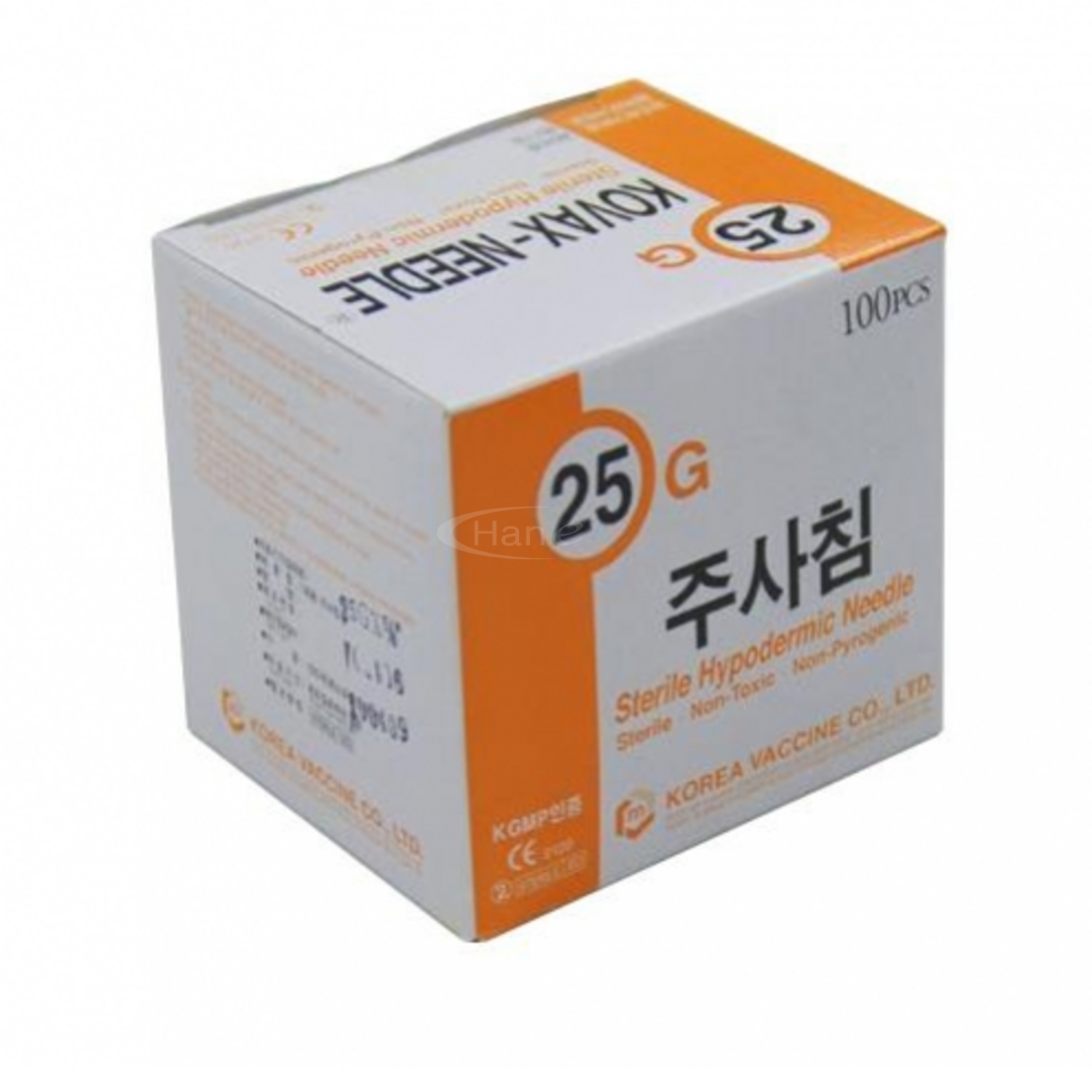 [한국백신]멸균주사침(25G*38mm)