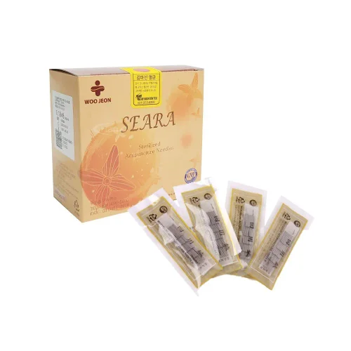 [우전]세라 수지침 0.18*8mm 200쌈(1통2000pcs)
