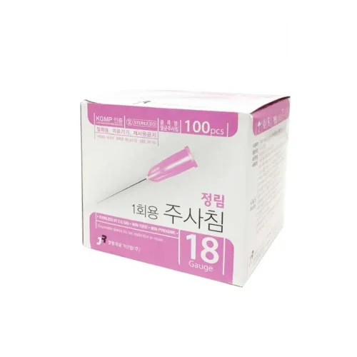 [정림]주사기니들 18G*1 1/2 (1통100개입)